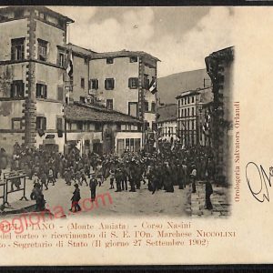ag2172 - CARTOLINA D'EPOCA - Grosseto Provincia - Castel del Piano  1902