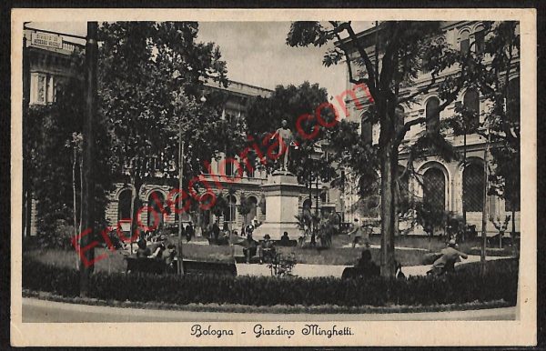 ae2256 - CARTOLINA  D'EPOCA - Bologna Città - Giardino Minghetti