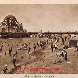 ad8326 - CARTOLINA D'EPOCA - Roma Provincia - Lido di Ostia