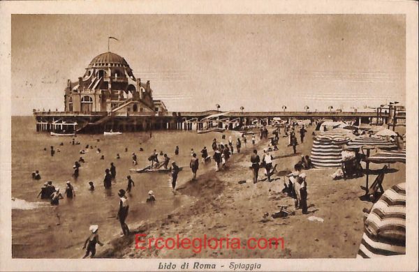 ad8326 - CARTOLINA D'EPOCA - Roma Provincia - Lido di Ostia