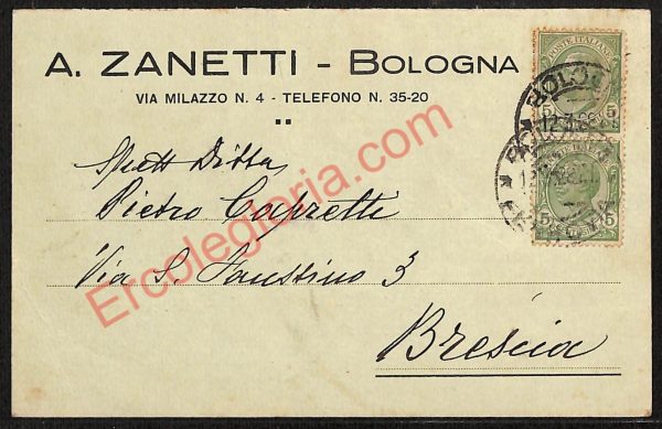 ae2272 - CARTOLINA  D'EPOCA - Bologna Città - A. Zanetti