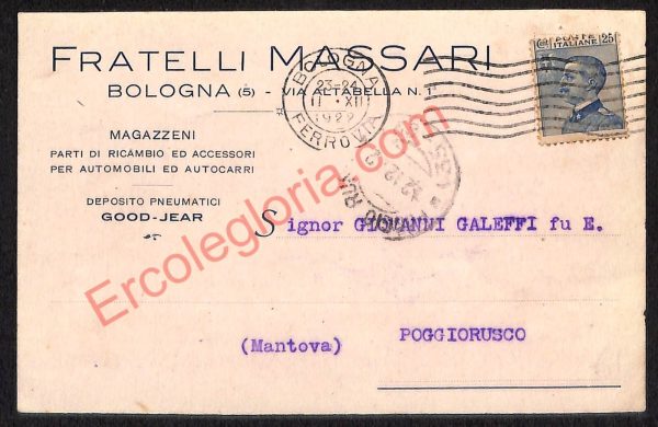 ae2279 - CARTOLINA  D'EPOCA - Bologna Città - Fratelli Massari