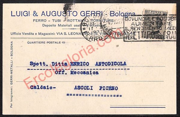 ae2280 - CARTOLINA  D'EPOCA - Bologna Città - Luigi Augusto Gerri