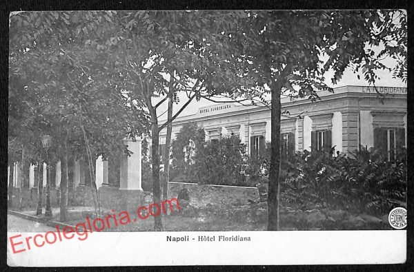 ag9894 - CARTOLINE D'EPOCA - Napoli Citta - Hotel Floridiana