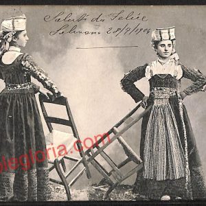 ag5542 - CARTOLINA D'EPOCA - L'Aquila Provincia - Scanno   1904