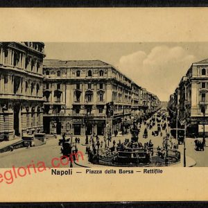 ag9895 - CARTOLINE D'EPOCA - Napoli Citta - Piazza della Borsa