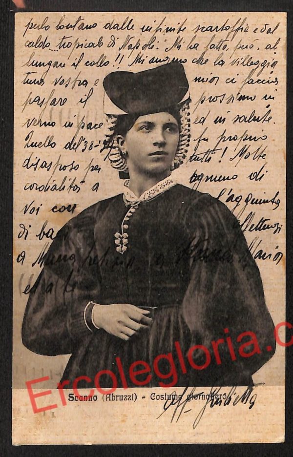 ag5545 - CARTOLINA D'EPOCA - L'Aquila Provincia - Scanno   1939