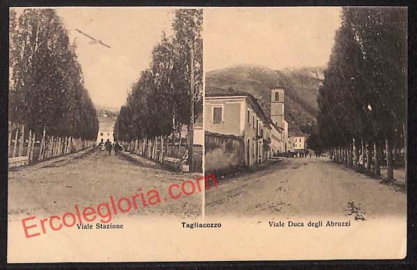 ag5548 - CARTOLINA D'EPOCA - L'Aquila Provincia - Tagliacozzo