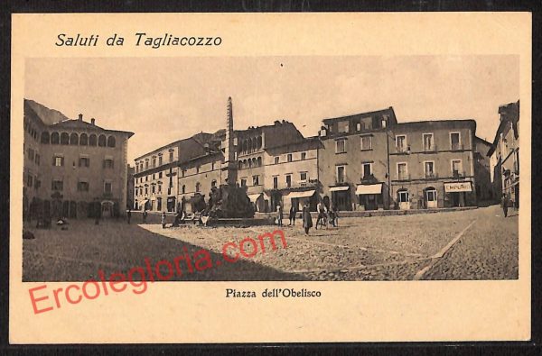 ag5552 - CARTOLINA D'EPOCA - L'Aquila Provincia - Tagliacozzo