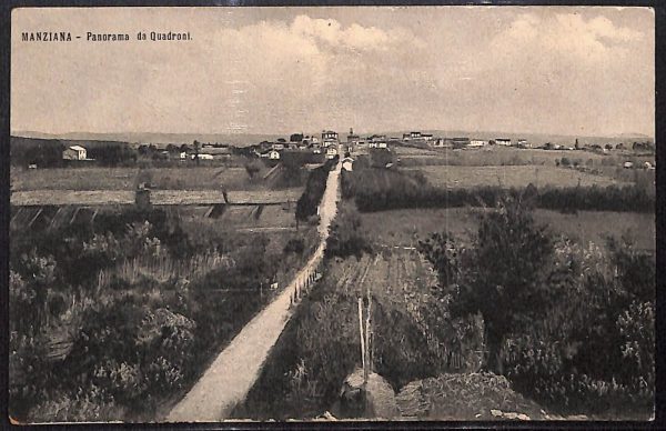 ad8345 - CARTOLINA D'EPOCA - Roma Provincia - Manziana  1908