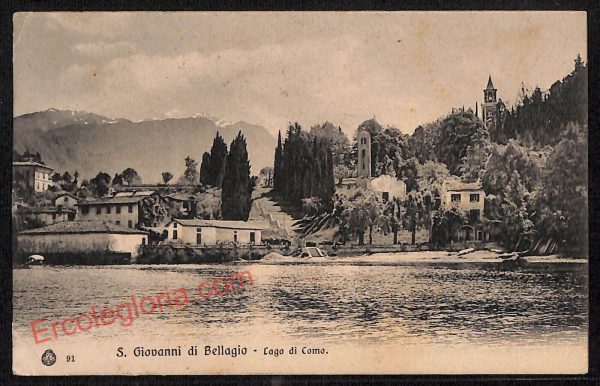 ae5185 - CARTOLINA D'EPOCA - Como Provincia - Bellagio  1917