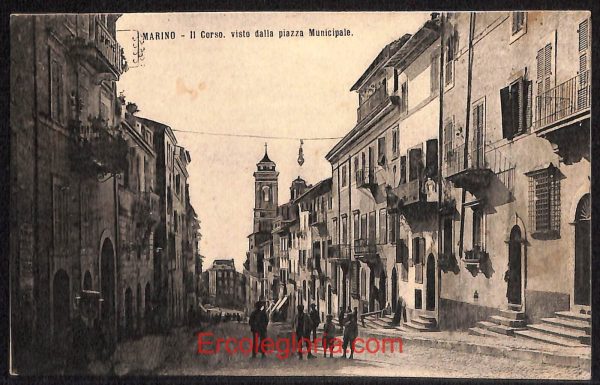 ad8364 - CARTOLINA D'EPOCA - Roma Provincia - Marino   1914