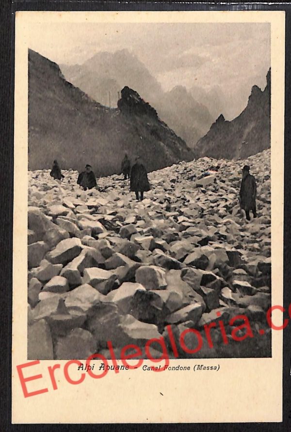 ag8083 - CARTOLINA D'EPOCA - Massa Carrara Provincia - Alpi Apuane