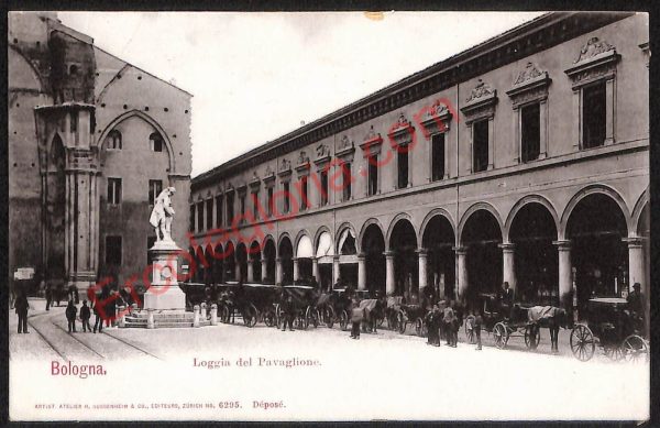 ae2302 - CARTOLINA  D'EPOCA - Bologna Città - Loggia del Pavaglione