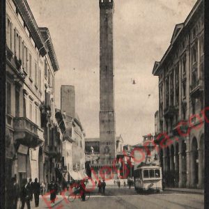 ae2304 - CARTOLINA  D'EPOCA - Bologna Città - Via Rizzoli e Torri