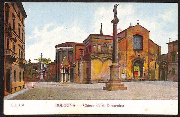 ae2306 - CARTOLINA  D'EPOCA - Bologna Città - Chiesa S. Domenico