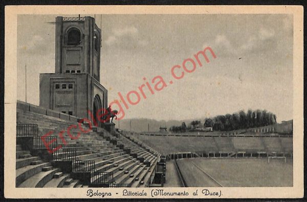 ae2307 - CARTOLINA  D'EPOCA - Bologna Città - Monumento al Duce