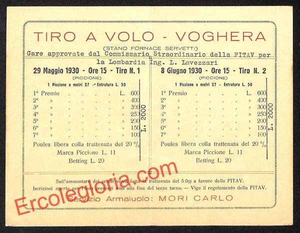 ah6366 - STORIA POSTALE - Pavia Provincia - Voghera - immagine 2