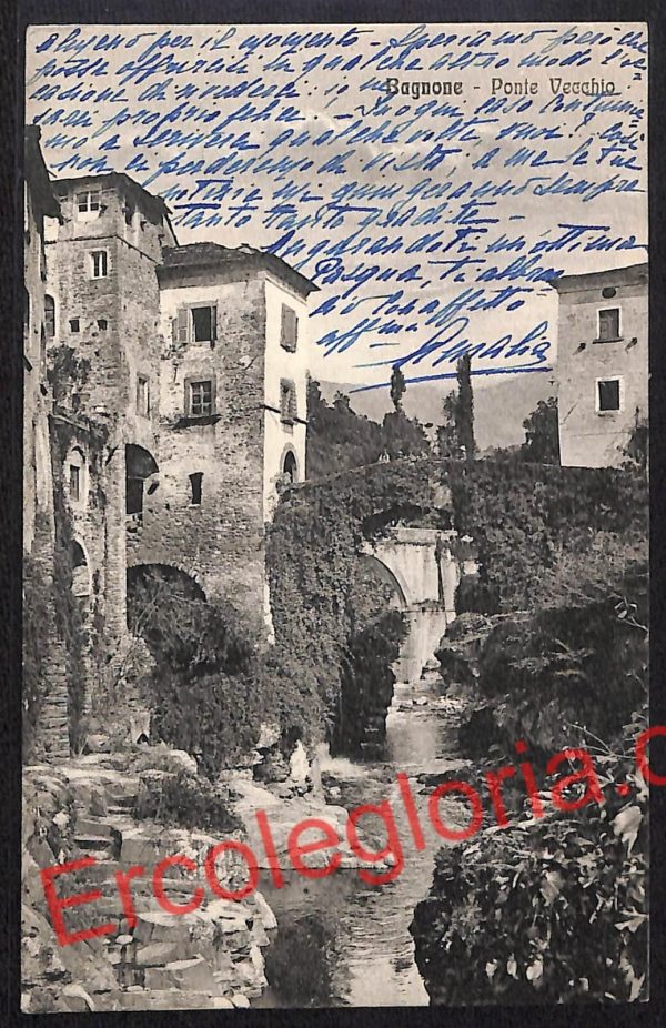 ag8087 - CARTOLINA D'EPOCA - Massa Carrara Provincia - Bagnone