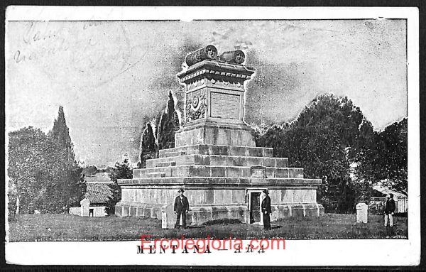 ad8388 - CARTOLINA D'EPOCA - Roma Provincia - Mentana  1908