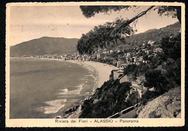 ab7124 -  CARTOLINA  D'EPOCA - Savona Provincia - ALASSIO