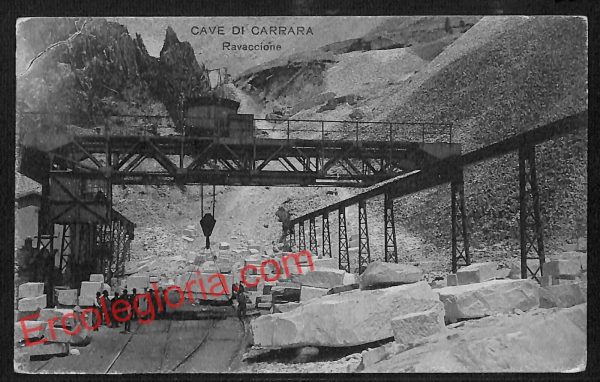 ag8090 - CARTOLINA D'EPOCA - Massa Carrara Provincia - Cave di Carrara