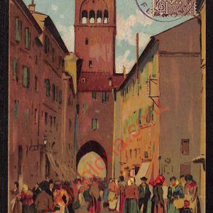 ae2314 - CARTOLINA  D'EPOCA - Bologna Città - Torre del Podestà