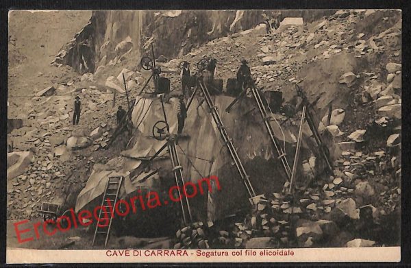 ag8096 - CARTOLINA D'EPOCA - Massa Carrara Provincia - Cave di Carrara