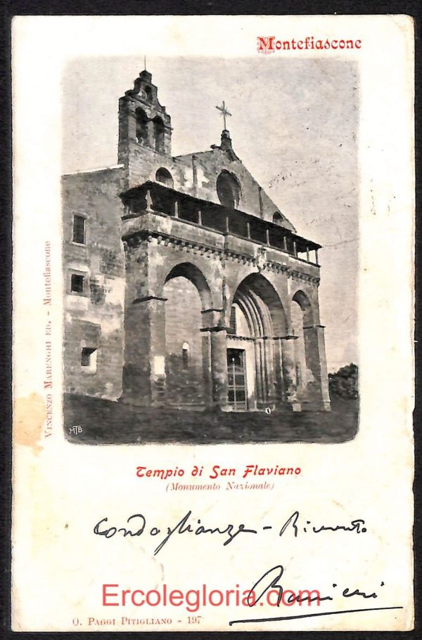 ad8397 - CARTOLINA D'EPOCA - Roma Provincia - Montefiascone  1902