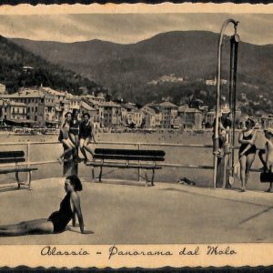 ab7138 -  CARTOLINA  D'EPOCA - Savona Provincia - ALASSIO 1938