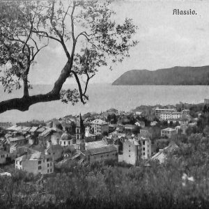 ab7150 -  CARTOLINA  D'EPOCA - Savona Provincia - ALASSIO 1920