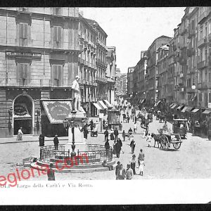 ag9921 - CARTOLINE D'EPOCA - Napoli Citta - Largo della Carità