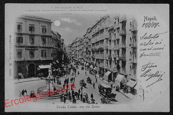 ag9923 - CARTOLINE D'EPOCA - Napoli Citta - Via Roma