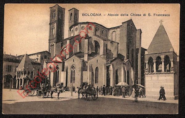 ae2326 - CARTOLINA  D'EPOCA - Bologna Città - Chiesa S. Francesco