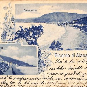 ab7162 -  CARTOLINA  D'EPOCA - Savona Provincia - ALASSIO 1899