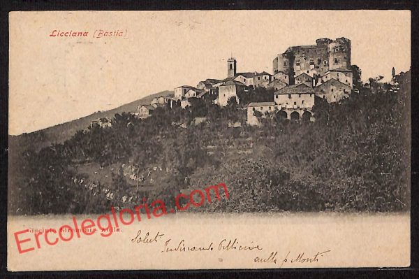 ag8118 - CARTOLINA D'EPOCA - Massa Carrara Provincia - Licciana