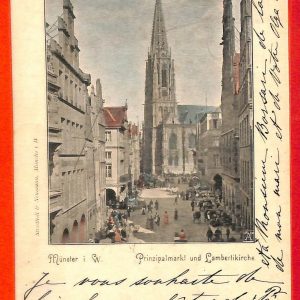aa7700 - Ansichtskarten VINTAGE  POSTCARD: GERMANY Deutschland -  Muenster 1899