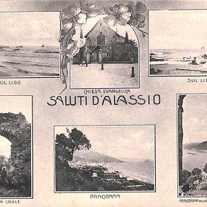 ab7167 -  CARTOLINA  D'EPOCA - Savona Provincia - ALASSIO