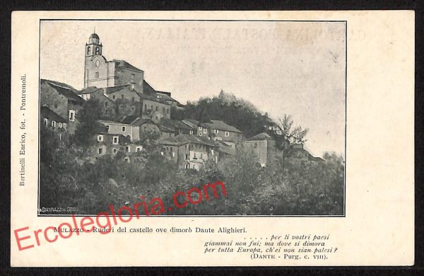 ag8122 - CARTOLINA D'EPOCA - Massa Carrara Provincia - Mulazzo