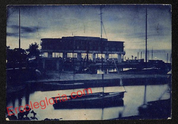 ah9929 - CARTOLINA D'EPOCA - Riccione Città - Albergo Spiaggia Savioli