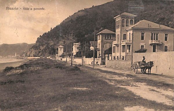 ab7187 -  CARTOLINA  D'EPOCA - Savona Provincia - ALASSIO 1924