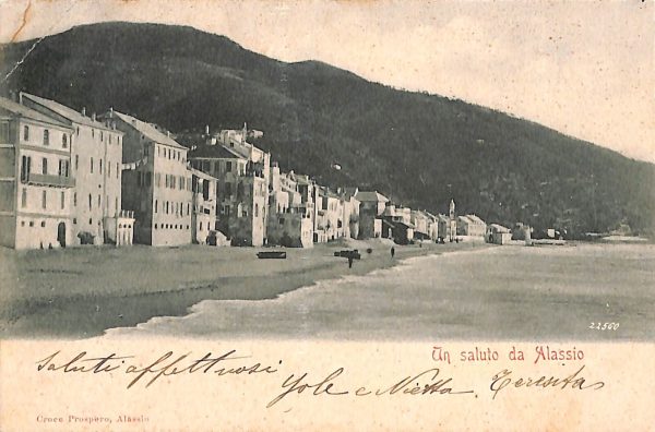 ab7189 -  CARTOLINA  D'EPOCA - Savona Provincia - ALASSIO
