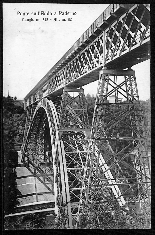 ab6595 -  CARTOLINA  D'EPOCA - Lecco Provincia - PADERNO D'ADDA