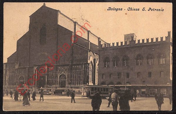 ae2334 - CARTOLINA  D'EPOCA - Bologna Città - Chiesa S. Petronio  1910