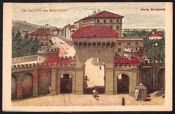 ae2335 - CARTOLINA  D'EPOCA - Bologna Città - Porta Saragozza