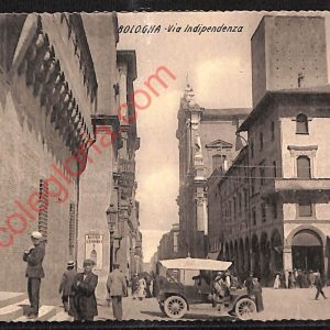ae2336 - CARTOLINA  D'EPOCA - Bologna Città - Via Indipendenza  1910