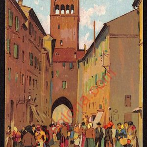 ae2337 - CARTOLINA  D'EPOCA - Bologna Città - Torre del Podestà