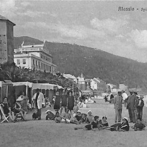 ab7193 -  CARTOLINA  D'EPOCA - Savona Provincia - ALASSIO