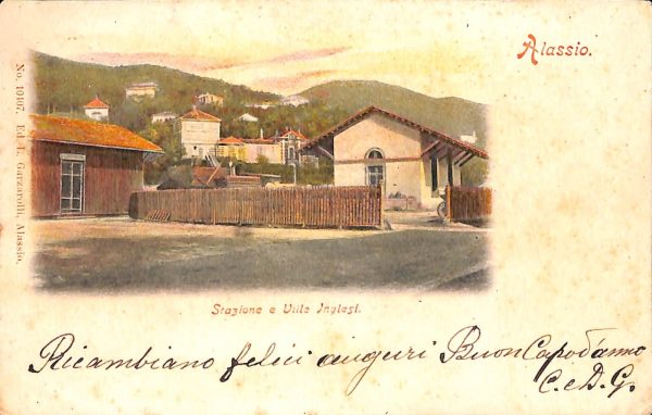 ab7198 -  CARTOLINA  D'EPOCA - Savona Provincia - ALASSIO