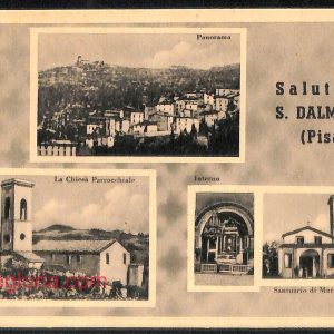 ad7148 - CARTOLINA D'EPOCA - Pisa Provincia - San Dalmazio